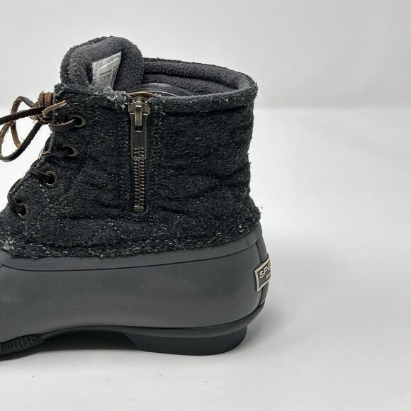Sperry Womens Gray Size 6 Quilted Duck Boots rain Snow Boot Shoes STS97562 - Picture 16 of 16